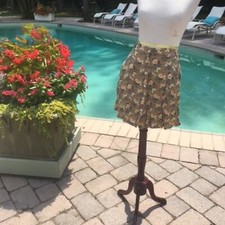 GAP Y2K Vintage Flowered Mini Skirt with button front , SZ 4, EUC