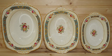 Grindley Charmian (3) Vegetable Serving Bowls, 10", 9¼", 8¼"   (G52)