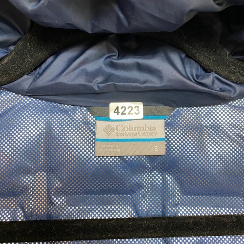 Columbia Delta Ridge II 650 Down Jacket Men's S Blue Omni-Heat Insulated Hiking - Picture 7 of 14