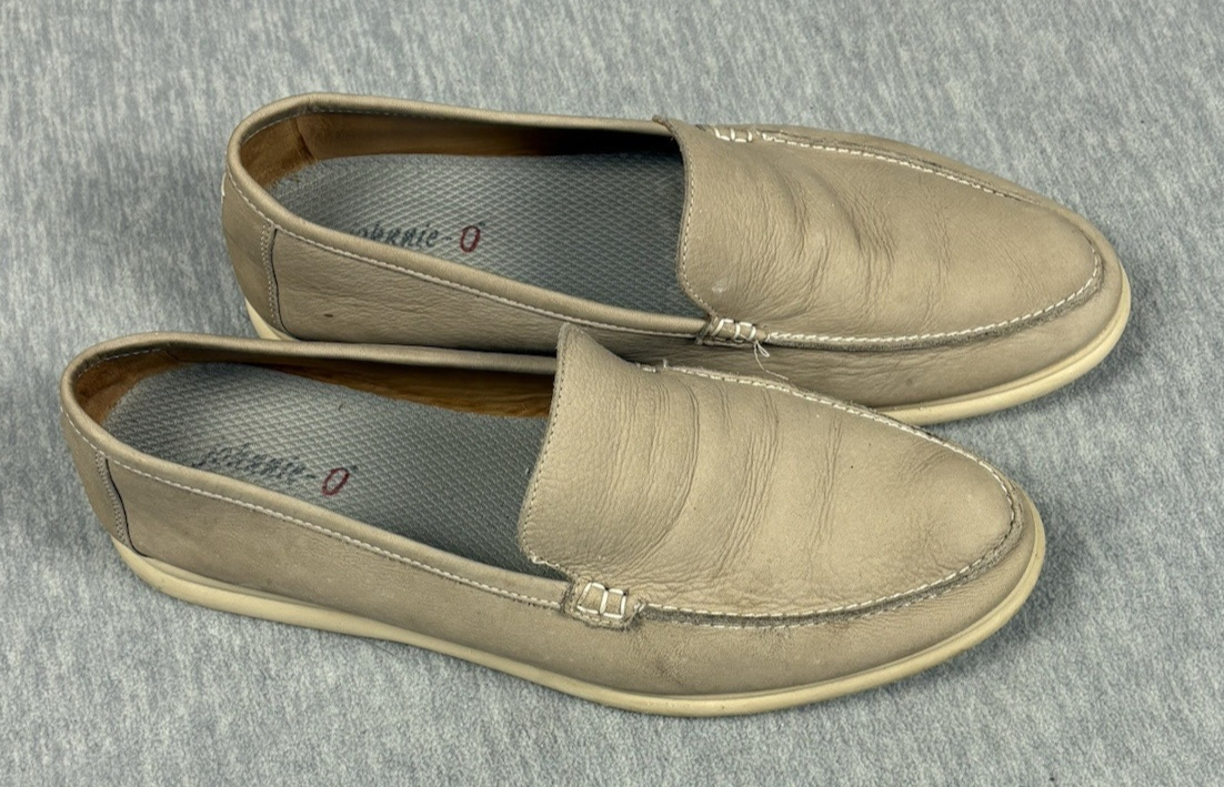 Johnnie-O Malibu Moccasin Men Tan/Grayish Suede Sz 9.5 Johnnie-o Men main image 4