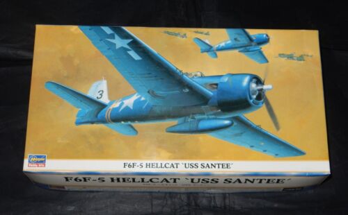 Hasegawa 1/48 F6F-5 HELLCAT USS SANTEE Model Kit 09536
