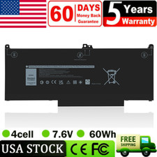 MXV9V Battery For Dell Latitude 5300 5310 7300 7400 E5300 E7300 E7400 7.6V 60Wh