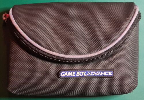 NINTENDO GAMEBOY ADVANCE OFFICIAL CONSOLE GAMES CARRY CASE WHITE TRIM BAG GBA - Afbeelding 1 van 5