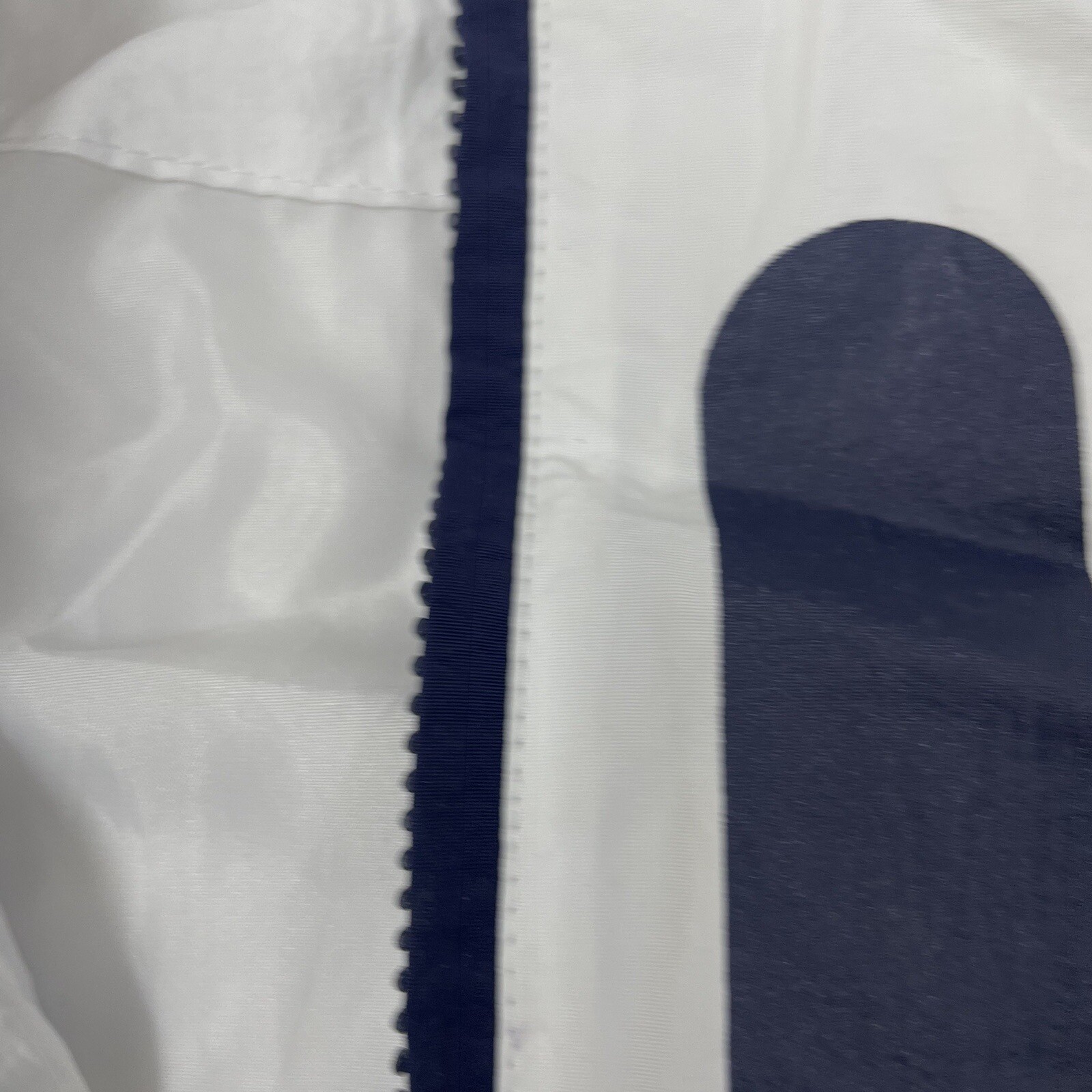 FELPA CON CAPPUCCIO FILA VINTAGE PULLOVER SPELLOUT BIANCO MARINO GIALLO CERNIERA UK 8 XS