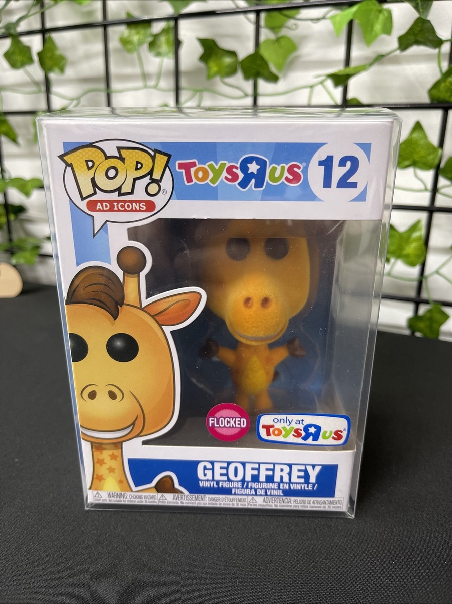 Funko Pop! Toys R Us #12 Geoffrey Vinyl Figure Flocked Toys R Us Exclusive.  Case | eBay