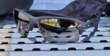 New Oakley FLAK 2.0 XL 9188-F859 Sunglasses Matte Steel w/ Prizm Black Polarized