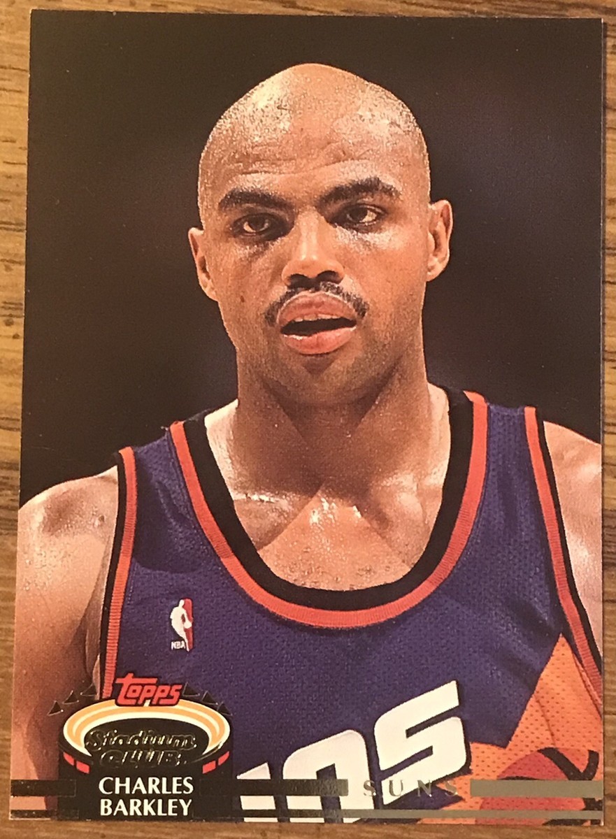 Charles Barkley 1992-93 Topps Stadium Club Card #360 Suns NBA HOF 