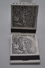 Vintage Air France Matchbook Petronio Restaurant Front Strike