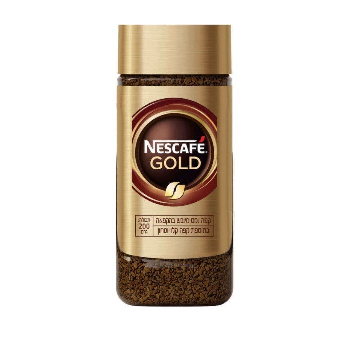 3x Nescafe Gold Instant Coffee, Added Ground Roasted Coffee, 200g