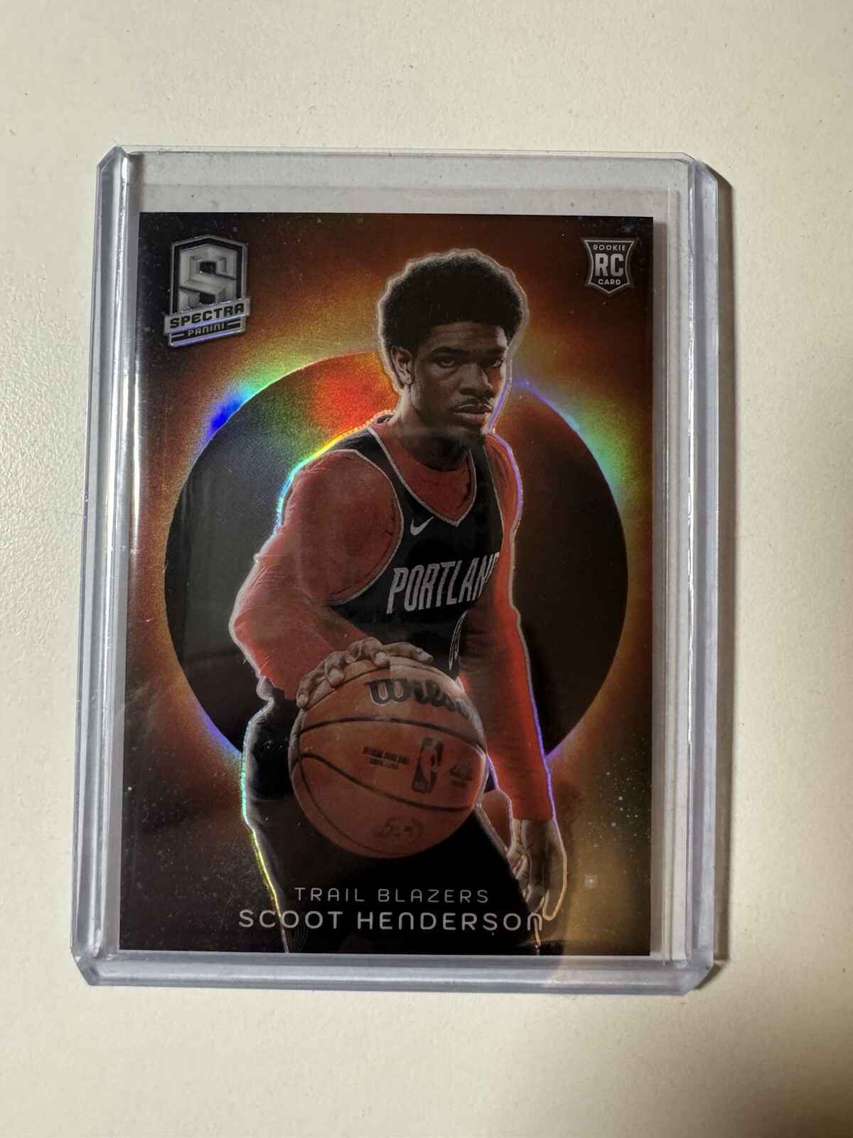 Scoot Henderson 2023-24 Spectra Basketball RC Solar Eclipse #11 Rookie SP Panini