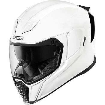 Icon White Motorcycle & Powersports Helmets for sale | eBay