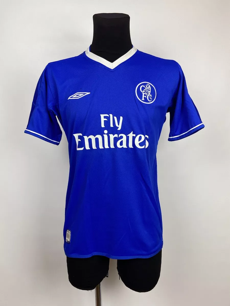 Chelsea FC 2003 2004 2005 Home Football Shirt Soccer Jersey Vintage Umbro  Size S