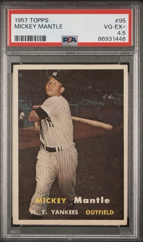 1957 Topps Mickey Mantle #95 PSA4.5