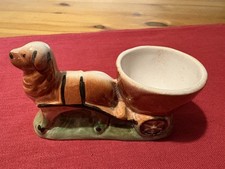 Vintage/Antique German Ceramic Novelty Dog Egg Cup