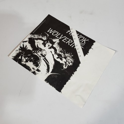 Havok & Wolverine Meltdown 1988 Marvel Rare Folded Promo Distributor Poster - Bild 6 von 6
