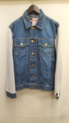 RAF SIMONS Sleeve Denim Jacket Docking Indigo Men 48 24.4in Inner Layer