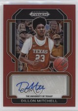 2022 Prizm Draft Picks Freshman Signatures Red 82/199 Dillon Mitchell Auto 0l1