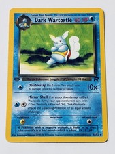 Pokémon Dark Wartortle 46/82 1st Edition Team Rocket Pokemon Card First Ed Eng