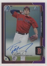 2015 Bowman Draft Chrome Pick Purple Refractor 235/250 Tate Matheny Auto n1u