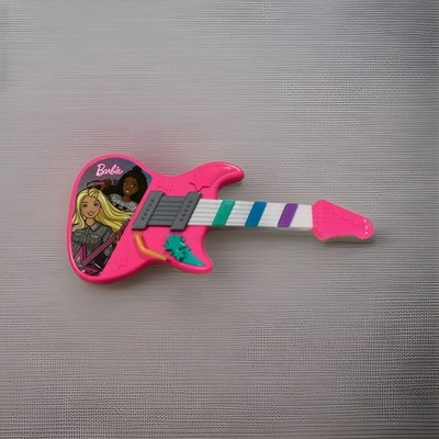 Barbie Jam with Me Pink Electronic Kids Light Up Toy Guitar Mattel 2020  Working