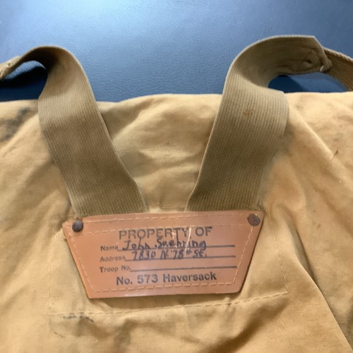 Vintage Boy Scouts of America No 573 Haversack Canvas Diamond Brand Rucksack - Bild 7 von 12