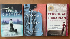 Marie Benedict Lot of 3 Trade Paperbacks Other Einstein, Librarian, Only Woman