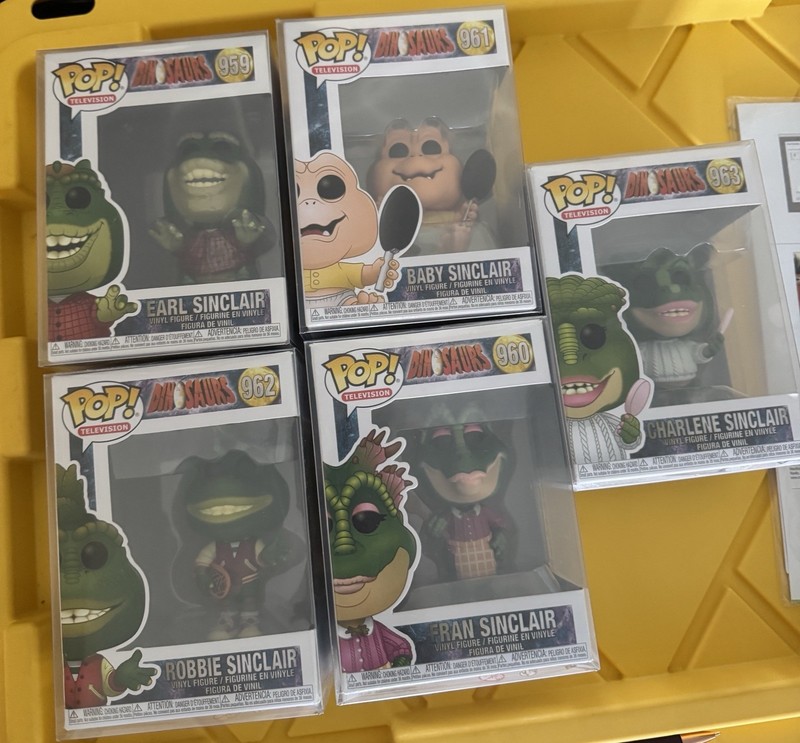 Funko Pop! Television Dinosaurs Sinclair Family Lot 