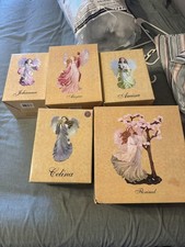 Boyds Charming Angel Statues Lot of 5 Handmade in original boxes