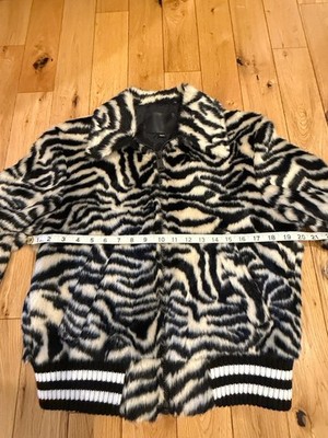 R13 Zebra Bomber Jacket Size M