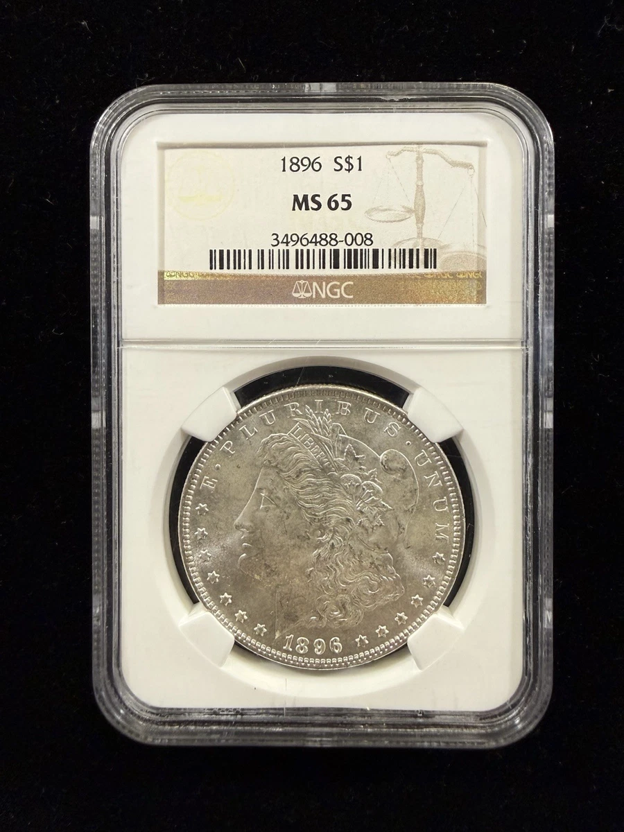 1896 Year Grade MS 65 Morgan Dollars (1878-1921) for sale | eBay