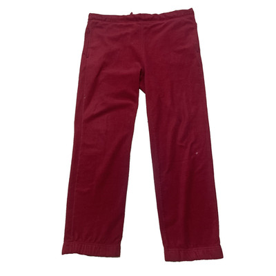 Foot Locker Y2k Fleece Pants Men M 38x30 Warm Base Layer Gym Lounge Faded Grunge