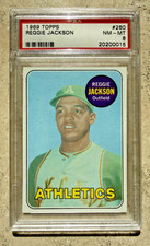 1969 Topps Reggie Jackson #260 PSA 8 NM-MT Rookie Card RC HOF Oakland Athletics
