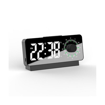 Digitaler Wecker Zeitmanager Countdown Dual-Display sichtbarer Timer schwarz