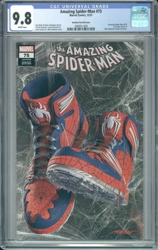 Amazing Spider-Man #75 CGC 9.8 2021 Mike Mayhew Shoes Cover