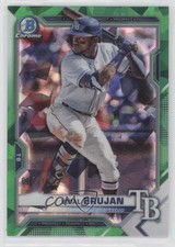 2021 Bowman Sapphire Edition Chrome Prospects Green Refractor Vidal Brujan 1d0h