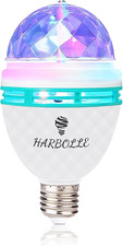 RGB Color Rotating Bulb,E26/E27,LED Party Bulbs Colored Strobe Light Bulb Mul...