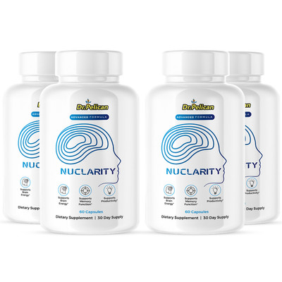 Nuclarity- Brain Support- 4 Bottles- 240 Capsules