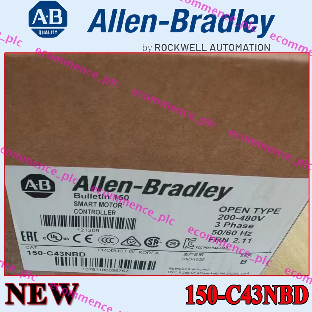 PLC-AB 150-C43NBD AB SMC-3 Smart Motor Controller 150C43NBD Free Shipping