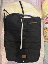 JJ Cole Black Winter Baby Car Seat Cover Compatible with Baby Seat/Stroller