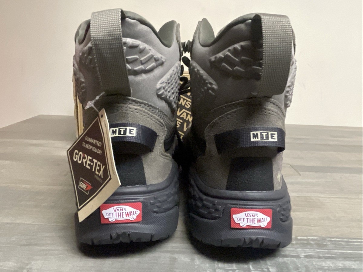 VANS Crestline GORE-TEX MTE Hiking Boots Men 8 Wms 9.5 Waterproof Dark Grey New Vans MTE Crestline Waterproof Dark Gray/Purple Hiking Boots  main image 2