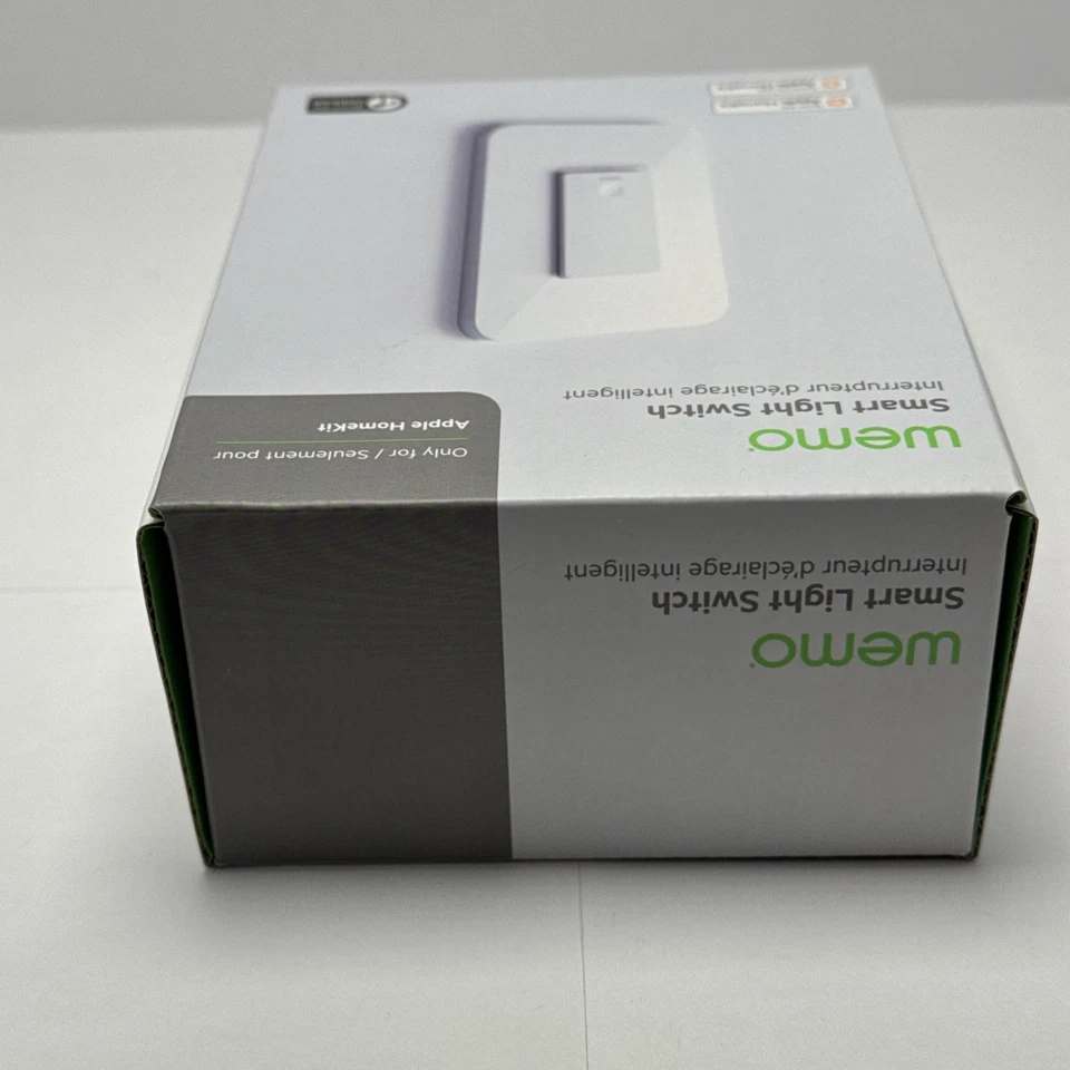 WEMO Wi-Fi Smart Light Switch Apple Home Kit White New Sealed - Image 3 of 4