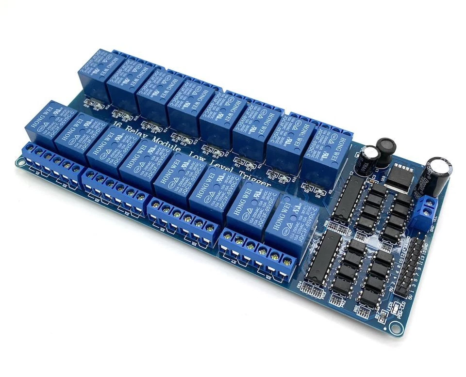 5V 16 Kanal Relais Relay Modul Karte mit Optokopplern Arduino Raspberry Pi - Bild 3 von 4