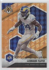 2021 Panini Mosaic Fluorescent Orange Mosaic Prizm 12/25 Leonard Floyd #121 n0c