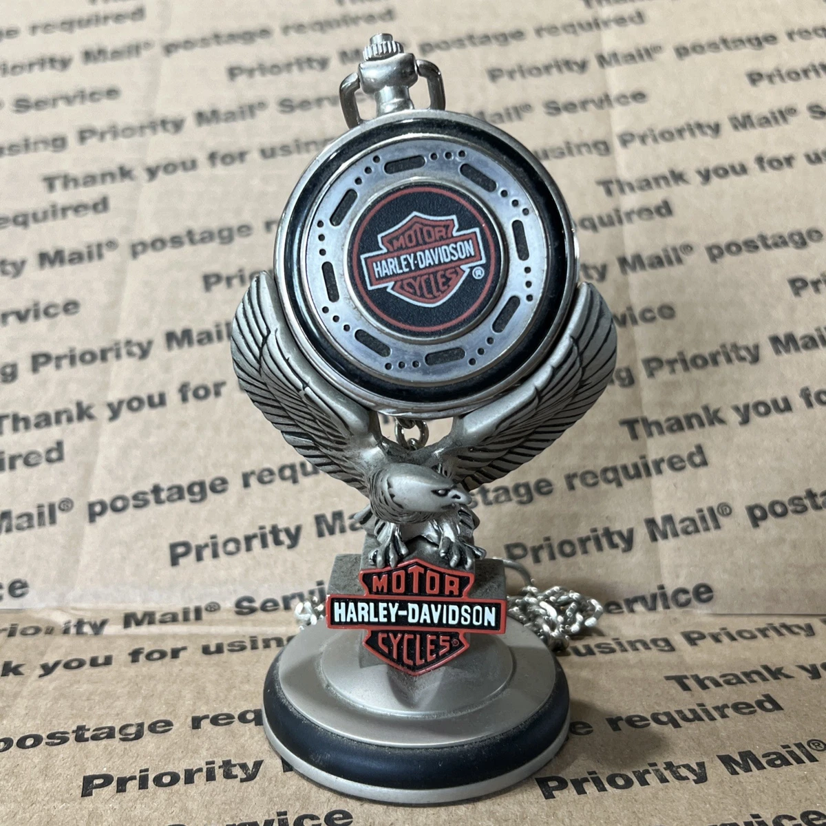Franklin Mint Pocket Watch In Collectible Harley-Davidson Watches 