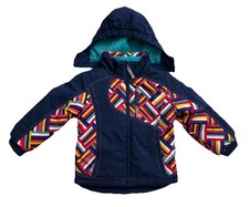 Boulder Gear Winter Jacket Girls Size 4 Hooded Multicolored Extendable Grow