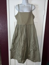 Old Navy Women’s Tiered Olive Green Dress Plus Size 2X  Cami