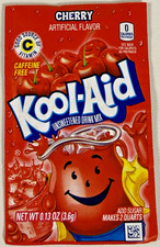 Kool-Aid Cherry Unsweetened Drink Mix Caffeine Free Packet