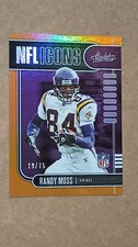2019-PANINI ABSOLUTE-RANDY MOSS NFL ICONS ORANGE PARALLEL-/75-VIKINGS