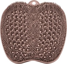 Cleans Feet No Bend, XL Large Foot Scrubber Mat for Use in Shower