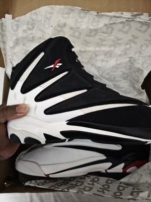 Reebok The Blast High Top Sneakers White Black Excellent Red 2014 OG M41941